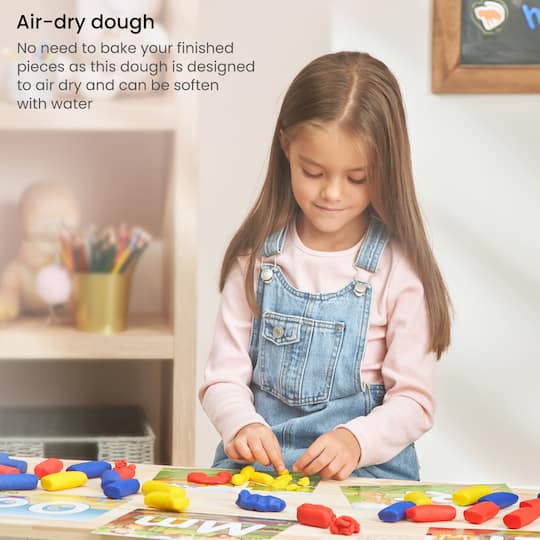 Arteza® Kids Alphabet Learn By Dough Kit, 43 pcs